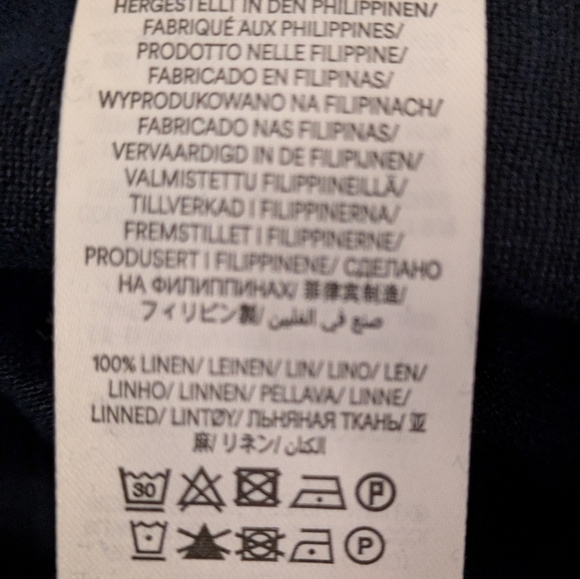 Boden Navy Blue Wide-Leg Pants 14 - Picture 10 of 11